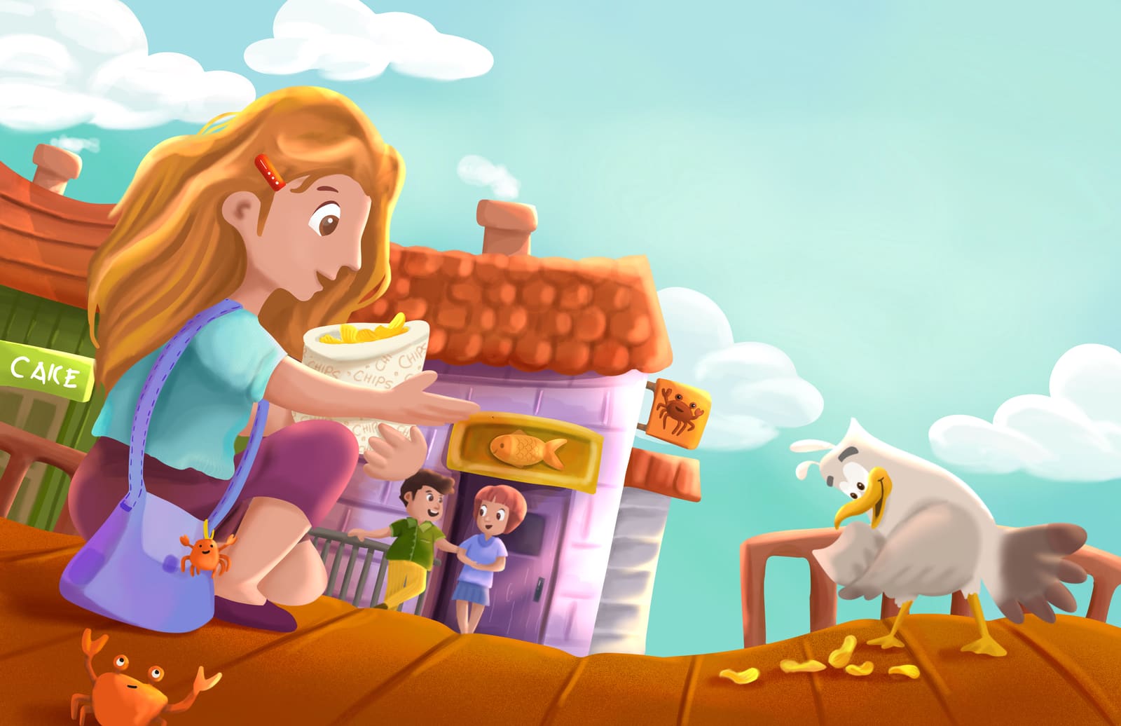 Interior spread from Rodney Seagull